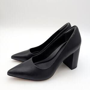 Nordstrom Poppy Pointed Toe High Heel Pump Women's Black Size US7M EU37